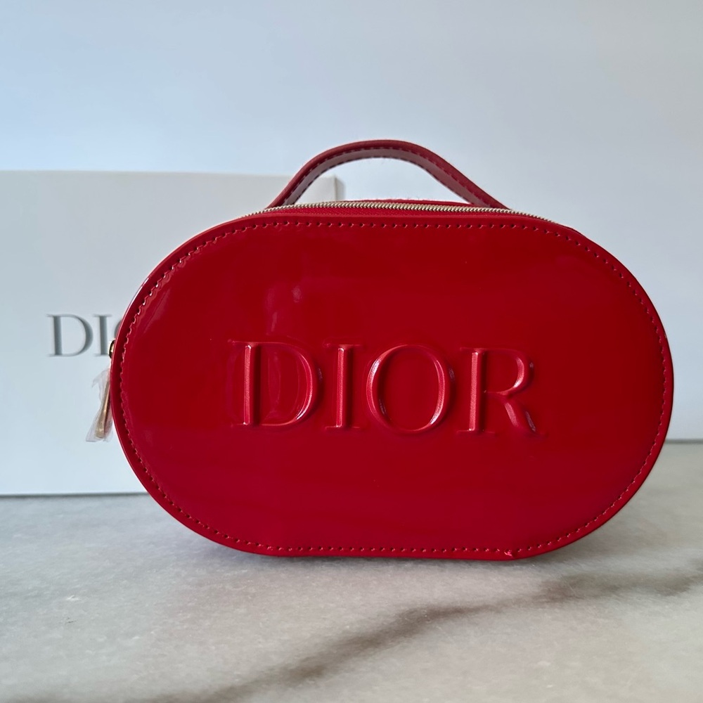 Red Patent Dior Pouch